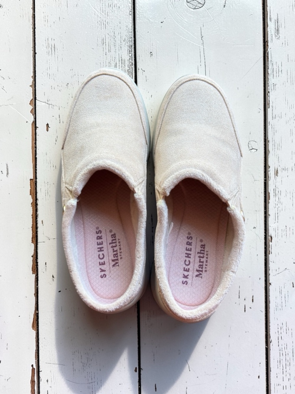 Skechers Martha Stewart Slip-On Clogs Women’s 6.5 Pink Faux Fur Lined Comfort - Picture 5 of 9